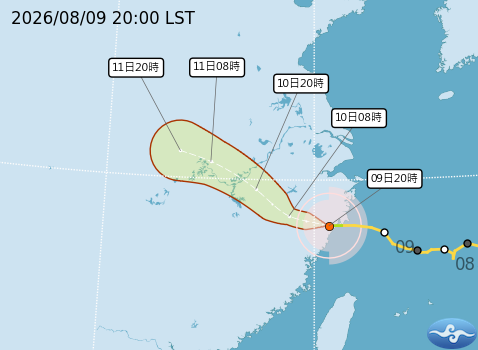 颱風消息 路徑潛勢預報