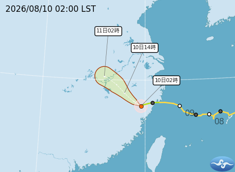 颱風消息 路徑潛勢預報